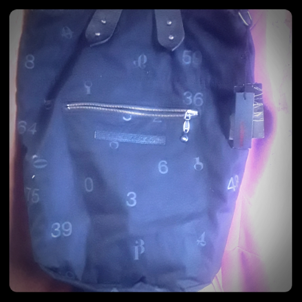 Diesel black gold bag